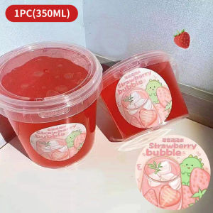 Super Large Box Slime Ornament Non-Sti Hand Str Relief Bubble Glue Child Favorite Soft Creative Large Bucket Desktop Decoration