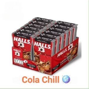 [Bundle of 12] Halls XS Sugar Free Candy [Blueberry/Mentholyptus/Watermelon/Lemon Mint/Cola Chill]