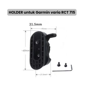 Aluminium alloy Bracket Holder untuk GARMIN VARIA RCT715 Dudukan Lampu Belakang Taillight Lamp radar Adapter Seatpost