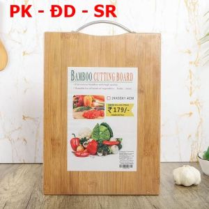 Thớt Gỗ Tre Có Móc Treo Nhà Bếp Kháng Khuẩn Chống Nấm Mốc Siêu Bền Đẹp - Siêu Rẻ