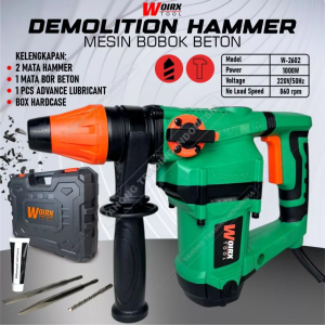 Hammer Drill Mesin Bor Bobok Beton Dinding Tembok 25mm SUNC TOOLS