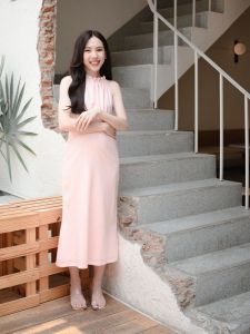 prettythingonme Jasmine Dress (peach pink ชมพูอ่อนอมพีช) 🌷🧡