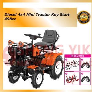 Shengyik Ride On 4x4 4WD  Diesel Mini Tractor Key Start