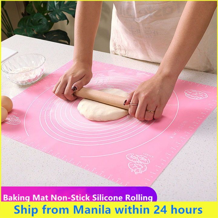 Baking Mat Non-Stick Silicone Rolling Dough Liner Pad Kitchen Baking Tools  Silicone Kneading Pad Rolling-pad Silicone Pad Bread, Cake Cookie