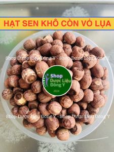 Hạt Sen Còn Nguyên Vỏ Lụa - Loại Đặc Biệt Thơm Ngon 500gram