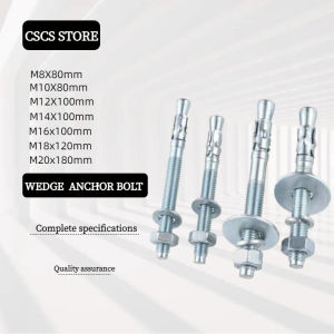 Wedge Anchor Expansion Bolt Gecko Screw M8 to M20 (Solid Per Pcs) for Heavy-Duty Applications
