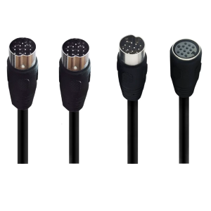 Din 13Pin đầu cắm đực cáp linh hoạt DIN 13Pin Đực Với đực/nữ Dây nối cho vẻ đẹp thiết bị giai đoạn Máy phun sương