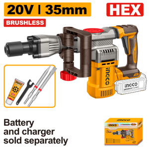 INGCO 20V CORDLESS DEMOLITION BREAKER | BRUSHLESS MOTOR | CDBLI203582 CDBLI20358