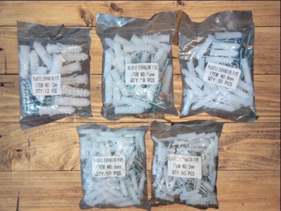 Plastic Expansion Pipe Screw Tocks Set Good Quality. | Lazada PH