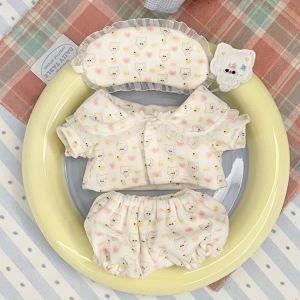 BANDA Head Cover 20cm Cotton Doll  Dress Hoodies Lolita Plush Toy Clothes No Attributes Dolls Clothes Dress Up Cotton Doll Clothes 20cm Cotton Doll