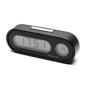 Car Temperature Clock Universal Auto Dashboard Digital Clocks with Blacklight & LCD Screen Temperature Gauge -20-50℃