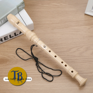 Sáo dọc Recorder [Tặng khóa học cấp tốc ] TB22 6 và 8 lỗ cho học sinh cấp II - chính hãng sáo trúc Thanh Tùng