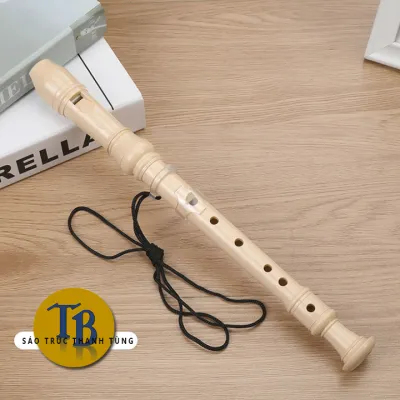 Sáo dọc Recorder [Tặng khóa học cấp tốc ] TB22 6 và 8 lỗ cho học sinh cấp II - chính hãng sáo trúc Thanh Tùng