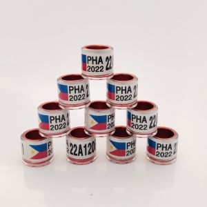 2026 Red PHA ring  10Pcs 20pcs  Pigeon ring Aluminium Bird Dove Racing Pigeon Leg Rings Bands pigeon Accessoriesbed linings