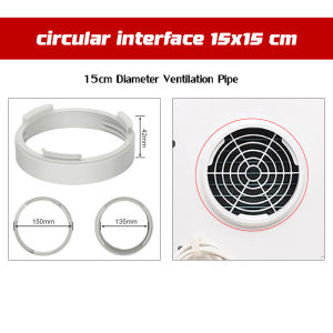 Exhaust Hose Air Conditioner Portable 1.5/2/3M Mobile Air Coupler Conditioner Vent Replacement Tube Made of durable materialflame retardant anti-corrosion and wear resistance