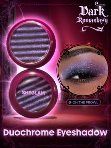 SHEGLAM Dark Romantasy Duochrome Eyeshadow Pot Shimmer Glitter Eye Shadow Powder Makeup Cosmetics For Women And Girls Holiday