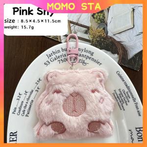 MOMO Cartoon Plush Capybara Keychain Bag Pendant Backpack Decoration For Kid Gift