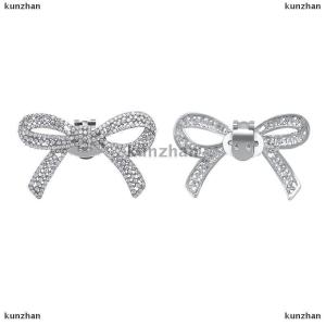 [COD] kunzhan 1Pcs Fashion Shiny Shoes Decorations Clip Women Shoe Buckle Accessories High-heeled Square Removable Shoes Decoration Flower