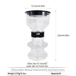 CAFEMASY Plastic Coffee Dripper Espresso Coffee Filter Cup Three Layer Reusable Pour Over Coffee Dripper Home Coffee Accessories for Home Use