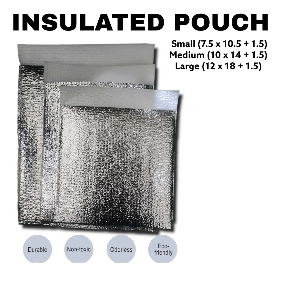 Insulated pouch clearance