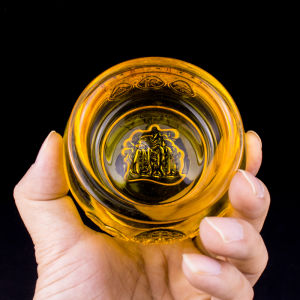 Bát tụ bảo hũ vàng pha lê tài lộc đựng thỏi vàng vật phẩm phong thủy