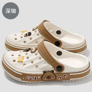 [Free Shipping] MenS And WomenS Summer Beach Clogs Thick-Soled Suitable For Indoor And Outdoor Wear Non-Slip EVA Slippers