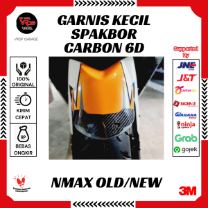 Garnis Kecil Spakbor CARBON 6D Nmax OLD/NEW /Garnis Kecil Spakbor CARBON 6D Yamaha Nmax OLD/NEW /Garnis Kecil Spakbor CARBON Nmax