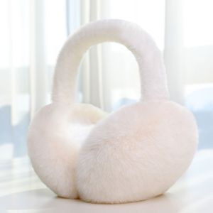 REEBO Ear Cap Plush Earmuffs Thicken Folding Foldable Earmuffs Comfortable Ear Warmers Winter Ear Cover Female