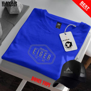 COD bonus TOPI/ Kaos Distro EGR 1985 text SILVER Premium Quality - Baju Kaos Lengan Pendek Pria Wanita Dewasa Remaja Bahan Katun 30s Adem