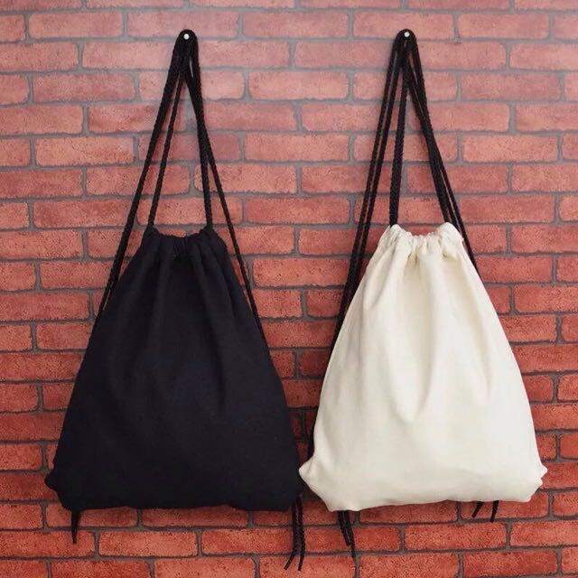 Back best sale string bag