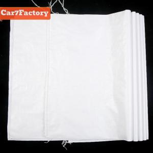 กระสอบทรายควบคุมน้ำท่วมผ้าพลาสติกทนทานต่อน้ำท่วมกระสอบทรายสำหรับงานหนัก10ชิ้น