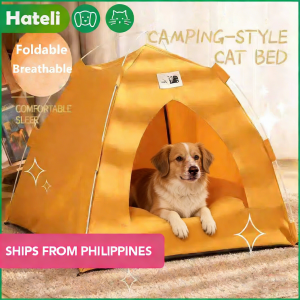 HATELI Dog Bed Washable Cat Bed Tent for Indoor Dog House Kitten Puppy Tent Suitable for Samll Dogs Pet Cute Cave Nest Dog Houses Folding Breathable Warm House for shih tzu
