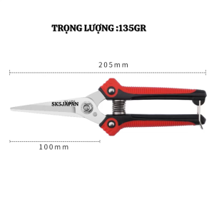 Kéo tỉa cành cây SK5 Japankéo tỉa dăm tỉa lá  bằng thép không gỉ- Kèm lò xo sơ cua
