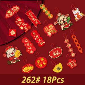1Pack Chinese New Year Decoration 2026 Spring Festival Hanging Pendants Chinese New Year Home Decor cny decoration 2026