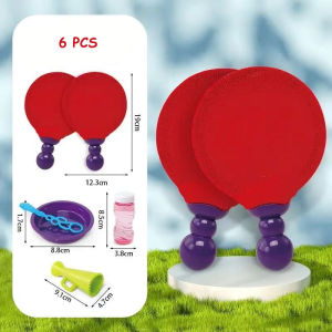 Pet Home-my Table Tennis Bubble Racket Set Interactive Family Game Indoor Play Tahan Lama Lightweight Kids Toy
