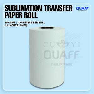 Quaff Sublimation Paper 100gsm 100 Meters Roll 8.2 Inches