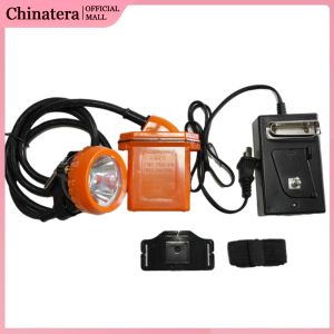 Waterproof Coal Mine Head Lamp Rechargeable Anti-Explosion Mining Headlamp Underground Head Flashlight for Hard Hat