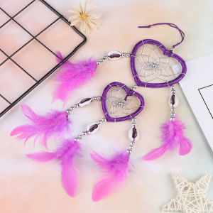 [Faster YG] 1x Feather Dream Catcher ลมตีระฆังรถภายในผนัง Dreamcatcher เครื่องประดับ