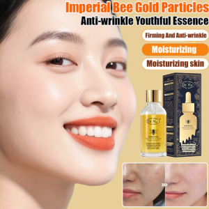 Imperial Bee Gold Particle Anti-Wrinkle Face Liquid AntiWrinkle Childs Face Moisturizing Serum Whitening Refreshing Essence