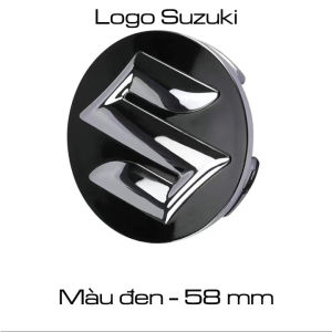 (Auto phụ kiện) Ốp chụp mâm cho xe Suzuki Logo xe Suzuki ốp mâm (Lazang) (đường kính 58mm). Chất liệu nhựa ABS