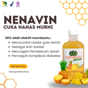 Nenavin Cuka Nanas Original 1 Botol | Atasi Diabetes & Kontrol Gula darah