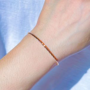 Gelang kawat kaku emas asli kadar 16k 17k 70 75 rosegold mix whitegold gold 3 warna kepang