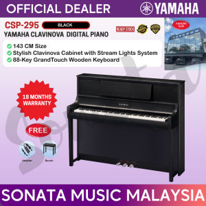 YAMAHA MUSIC ORIGINAL QUALITY CSP-295 CLAVINOVA DIGITAL PIANO ( BLACK ) FOR HOME PRACTICE BEGINNER