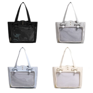 กระเป๋าถือกระเป๋าสะพายไหล่น้ำหนักเบาจัดแสดงใต้วงแขนลายอะนิเมะญี่ปุ่นสวยงามสำหรับเดินทางลำลองและ Essential ทุกวัน