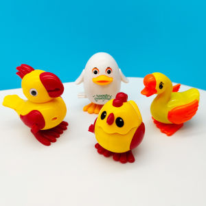 Childrens Toys Toys Boys and Girls Wind-Up Spring Chicken Simulation Plush Toys Net Celebrity Jumping Chicken Childrens Nostalgic Toys