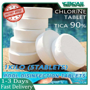 LABOT chlorine for swimming pool Tablets TCCA 90% for Swimming Pool Cleaning 1kg COD 200g*5 tablets Factory delivery quality assurance