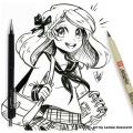 Sakura Pigma Micron Satuan HITAM - Drawing pen - alat lukis. 