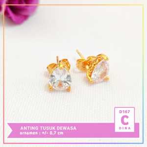 Nice Jewelry Anting dewasa tusuk lapis emas gold D167