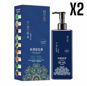 Intangible Cultural Heritage Plant Hair Dye Yearround for Business Professionals Teenagers with White Hair Adults Men and Women NonIrritating NonDamaging Safe for Scalp