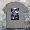 Demon Slayer Kokushibo Anime Cartoon Short Sleeve Cotton Baju T-Shirt. 